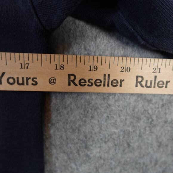 Apiece Apart Top Womens Small Boxy Navy Blue Cotton Tee Crew Neck Short Sleeve - Picture 7 of 9